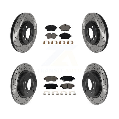 Kit de plaquettes de frein semi-métalliques pour Rotors de frein avant et arrière, pour Mini Cooper Pacema