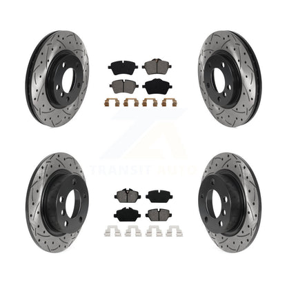 Kit de plaquettes de frein semi-métalliques pour Rotors de frein avant et arrière, pour Mini Cooper Pacema