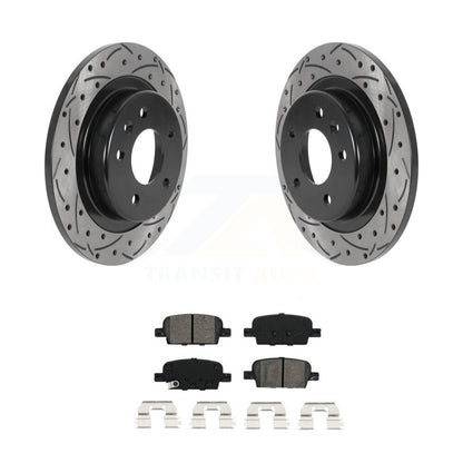 Kit de plaquettes semi-métalliques pour Rotor de frein à disque, fente de perçage pour manteau arrière, pour Chevrolet Malib