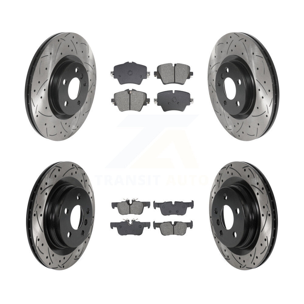 Kit de plaquettes de frein semi-métalliques pour rotors de frein avant et arrière, pour BMW X1 X2 Mini 228