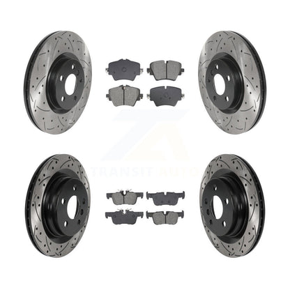 Kit de plaquettes de frein semi-métalliques pour rotors de frein avant et arrière, pour BMW X1 X2 Mini 228