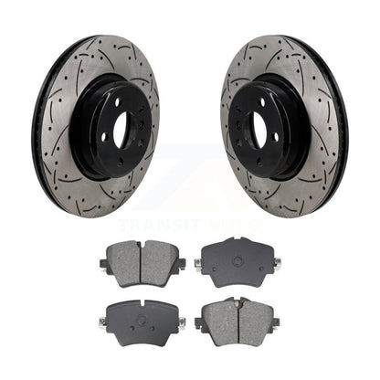 Kit de plaquettes de frein semi-métalliques pour rotors de frein à fente avant, pour BMW X3 330i xDrive X4 Z