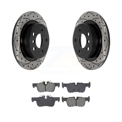 Kit de plaquettes semi-métalliques de Rotor de frein de fente de forage arrière pour Mini Cooper Countryman BM