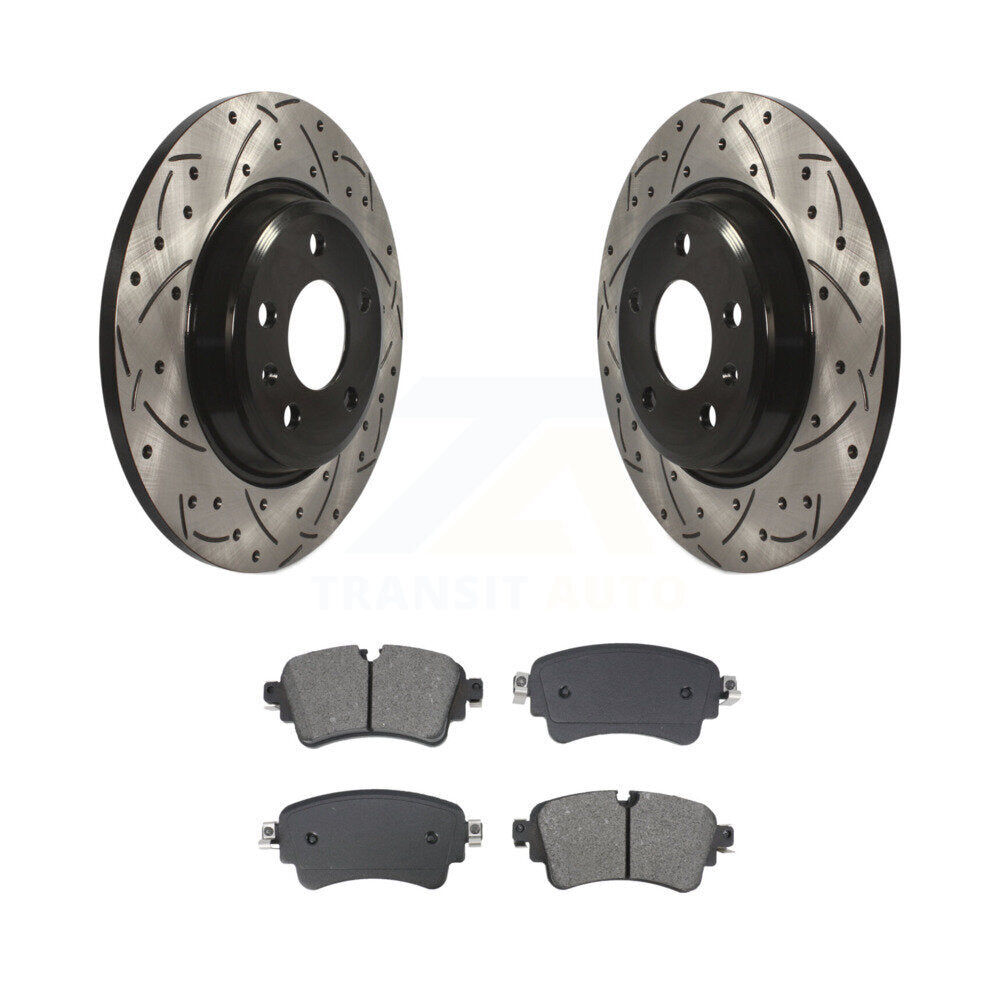 Kit de plaquettes de frein semi-métalliques pour rotors de frein arrière, pour Audi A4 Quattr 2017 – 2019