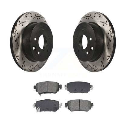 Kit de plaquettes de frein semi-métalliques pour rotors de frein arrière pour Nissan Rogue Sport 2019