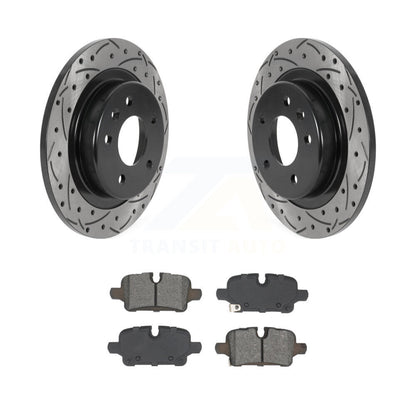 Kit de plaquettes semi-métalliques de Rotor de frein à disque de fente de forage arrière pour Chevrolet Equinox GM
