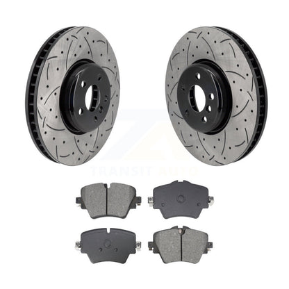 Kit de plaquettes semi-métalliques pour Rotor de frein, fente de perçage avant, pour Toyota GR Supra 2021 2.0