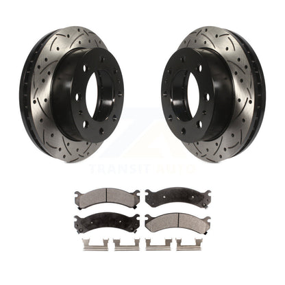 Kit de plaquettes en céramique pour Rotor de frein, fente de perçage avant, pour GMC Chevrolet Sierra 2500 HD H