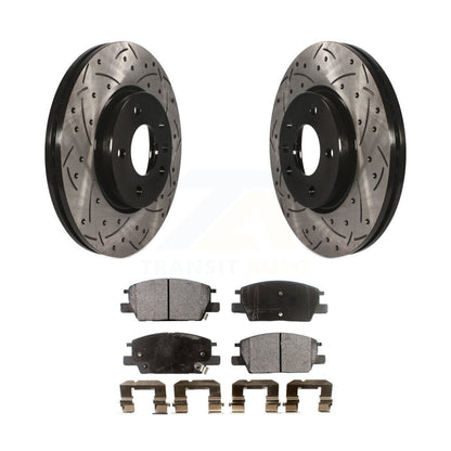 Kit de plaquettes en céramique pour Rotor de frein à fente avant percée, pour Chevrolet Equinox GMC Terrai