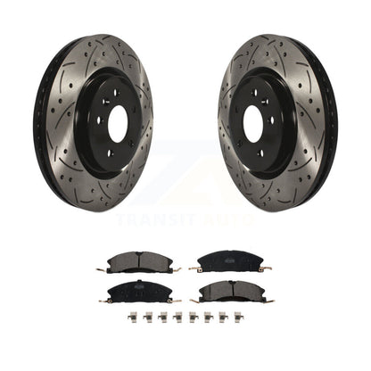 Kit de plaquettes en céramique pour Rotor de frein à disque, fente avant percée, pour Ford Explorer Spor 2013