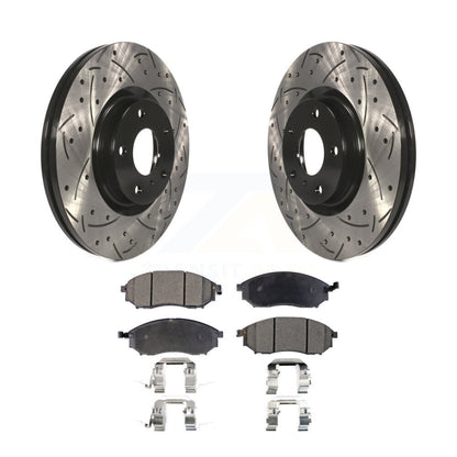 Kit de plaquettes en céramique pour Rotors de frein à fente avant, pour INFINITI Nissan Murano G37 G3