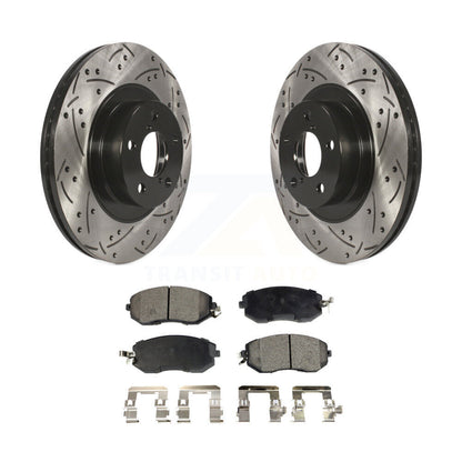 Kit de plaquettes en céramique pour Rotors de frein à fente avant, pour Subaru Forester Impreza XV BR