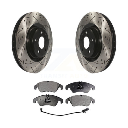 Kit de plaquettes en céramique pour Rotors de frein à fente avant, pour Audi Q5 A4 Quattro S4 S5 A6 A