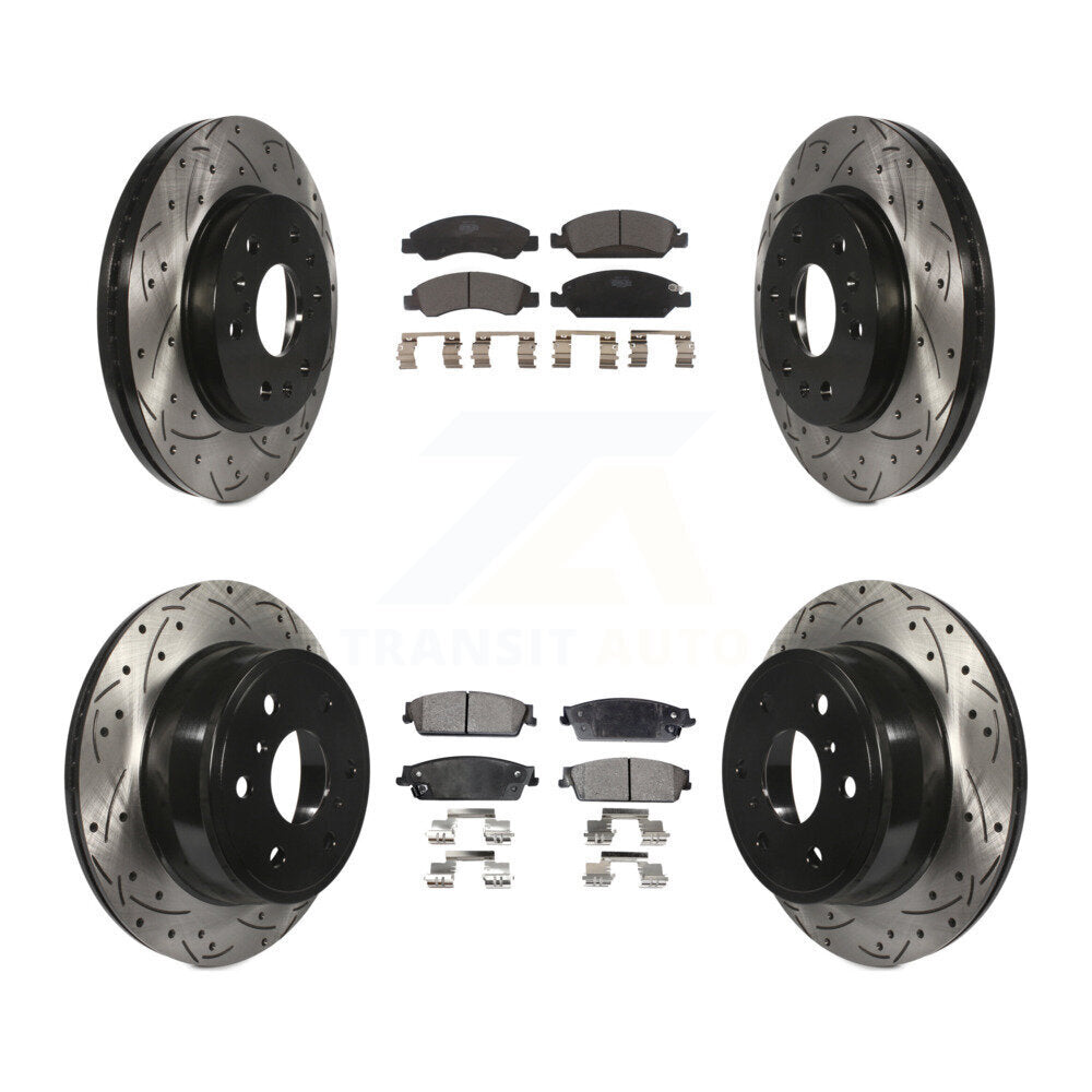 Kit de plaquettes en céramique pour Rotors de frein avant et arrière, pour Chevrolet GMC Sierra 150