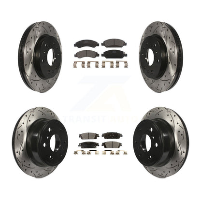 Kit de plaquettes en céramique pour Rotors de frein avant et arrière, pour GMC Sierra 1500 Chevrole