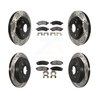 Kit de plaquettes en céramique pour Rotor de frein, fente avant et arrière percée, pour GMC Acadia Buick Enclav
