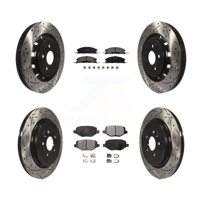 Kit de plaquettes en céramique pour rotors de frein avant et arrière, pour Ford Explorer Police Fle
