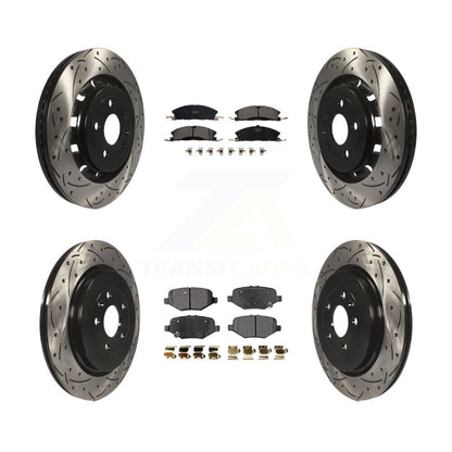Kit de plaquettes en céramique pour Rotors de frein avant et arrière, pour Ford Explorer Flex Tauru