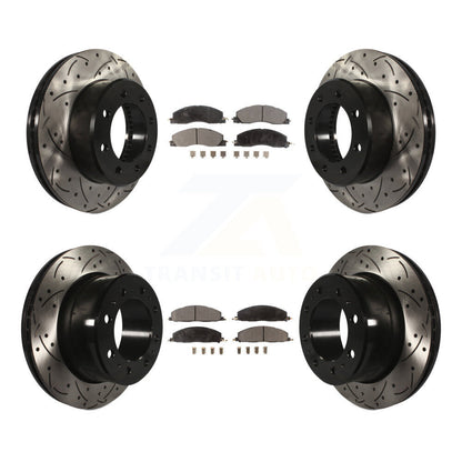 Kit de plaquettes en céramique pour Rotor de frein, fente avant et arrière percée, pour Ram 3500 2500 1500 Dodge