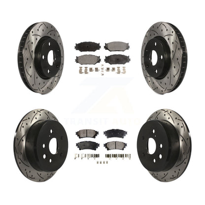 Kit de plaquettes en céramique pour Rotors de frein avant et arrière, pour Base Lexus IS250 avec RW