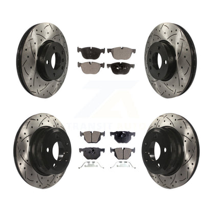 Kit de plaquettes en céramique pour Rotor de frein à disque fendu, revêtement avant et arrière, pour BMW X5 X