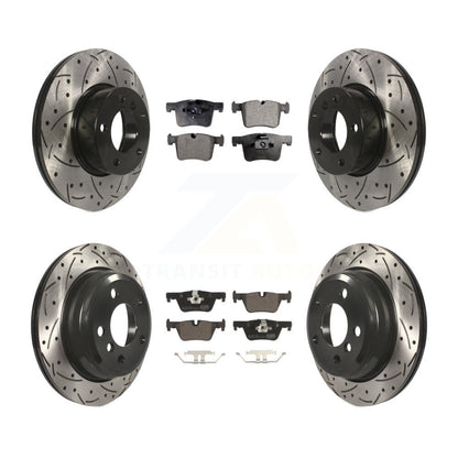 Kit de plaquettes en céramique pour Rotors de frein à disque, fente de perçage avant et arrière, pour BMW 320i xDrive 328