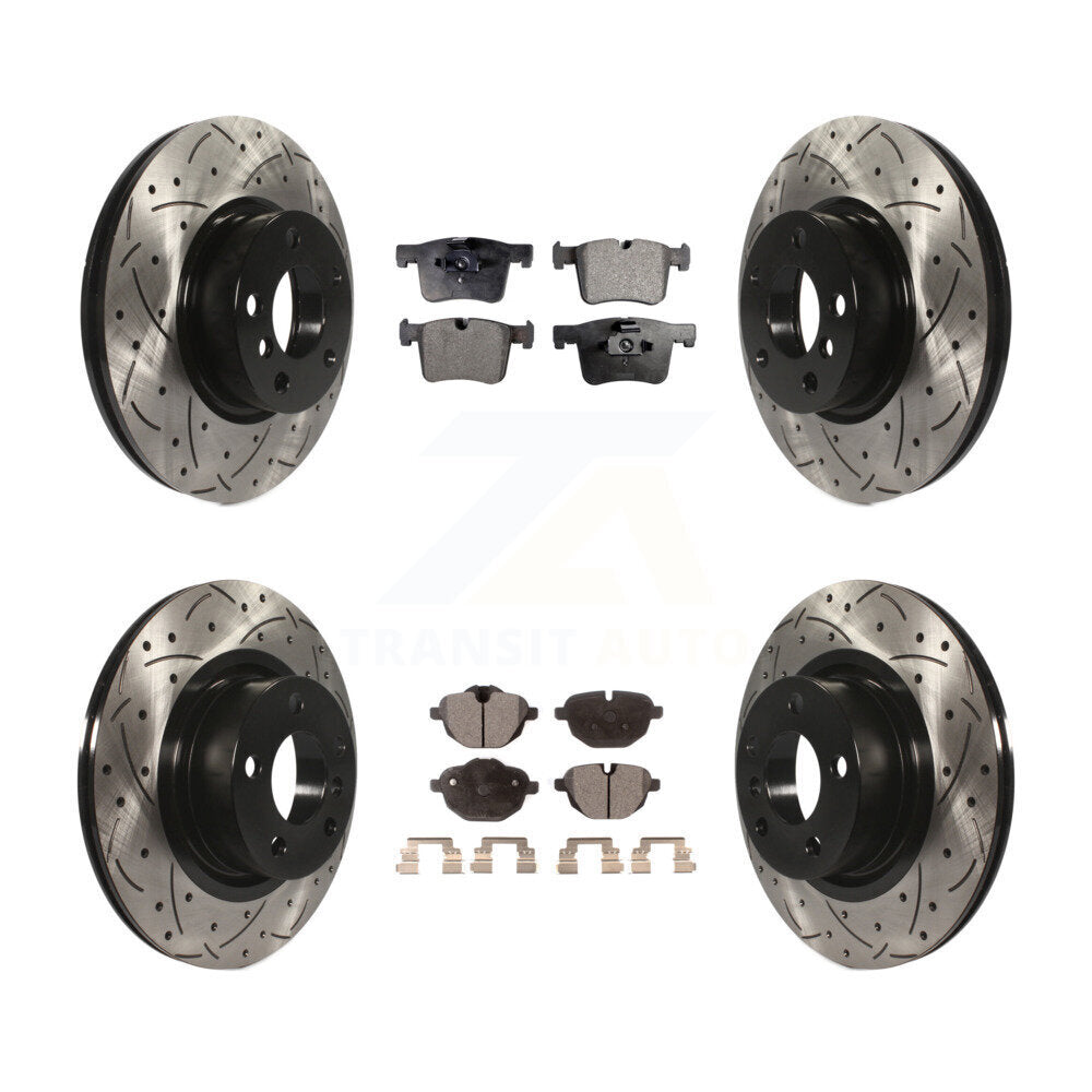 Kit de plaquettes en céramique pour Rotor de frein à disque fendu, revêtement avant et arrière, pour BMW X3 X