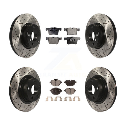 Kit de plaquettes en céramique pour Rotor de frein à disque fendu, revêtement avant et arrière, pour BMW X3 X