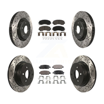 Kit de plaquettes de frein en céramique pour rotors de frein avant et arrière, pour INFINITI QX5 2016 – 2017