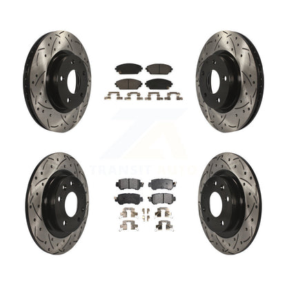Kit de plaquettes en céramique pour Rotor de frein à fente avant et arrière, pour Mazda CX-3 AW 2016 – 2018