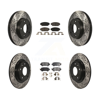 Kit de plaquettes en céramique pour Rotor de frein à fente avant et arrière, pour Mazda CX-3 FW 2016 – 2018
