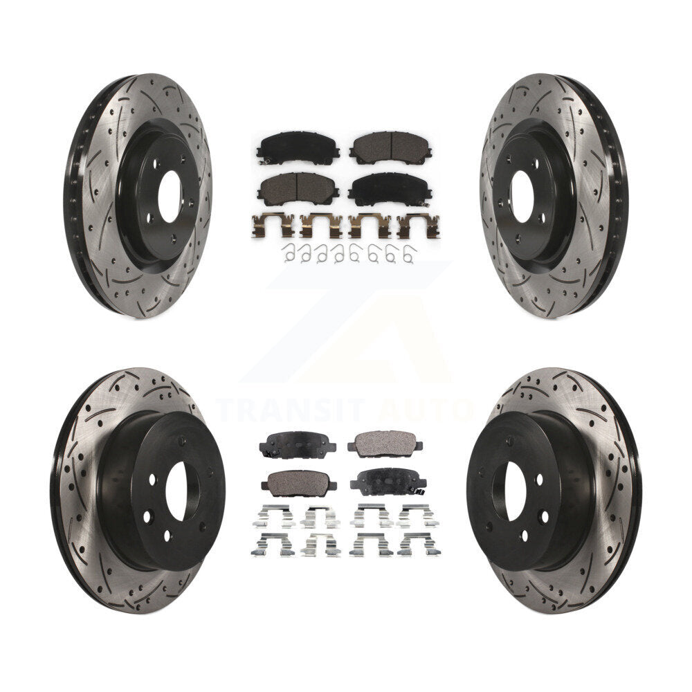 Kit de plaquettes en céramique pour Rotor de frein à disque, fente avant et arrière, pour Nissan Rogu