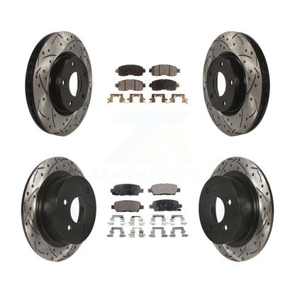 Kit de plaquettes en céramique pour Rotors de frein à disque, fente de perçage avant et arrière, pour Nissan Altim