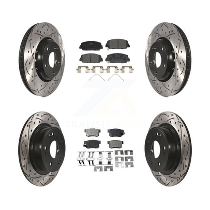 Kit de plaquettes en céramique pour Rotor de frein à disque, fente avant et arrière percée, pour Acura IL 2017 – 2022