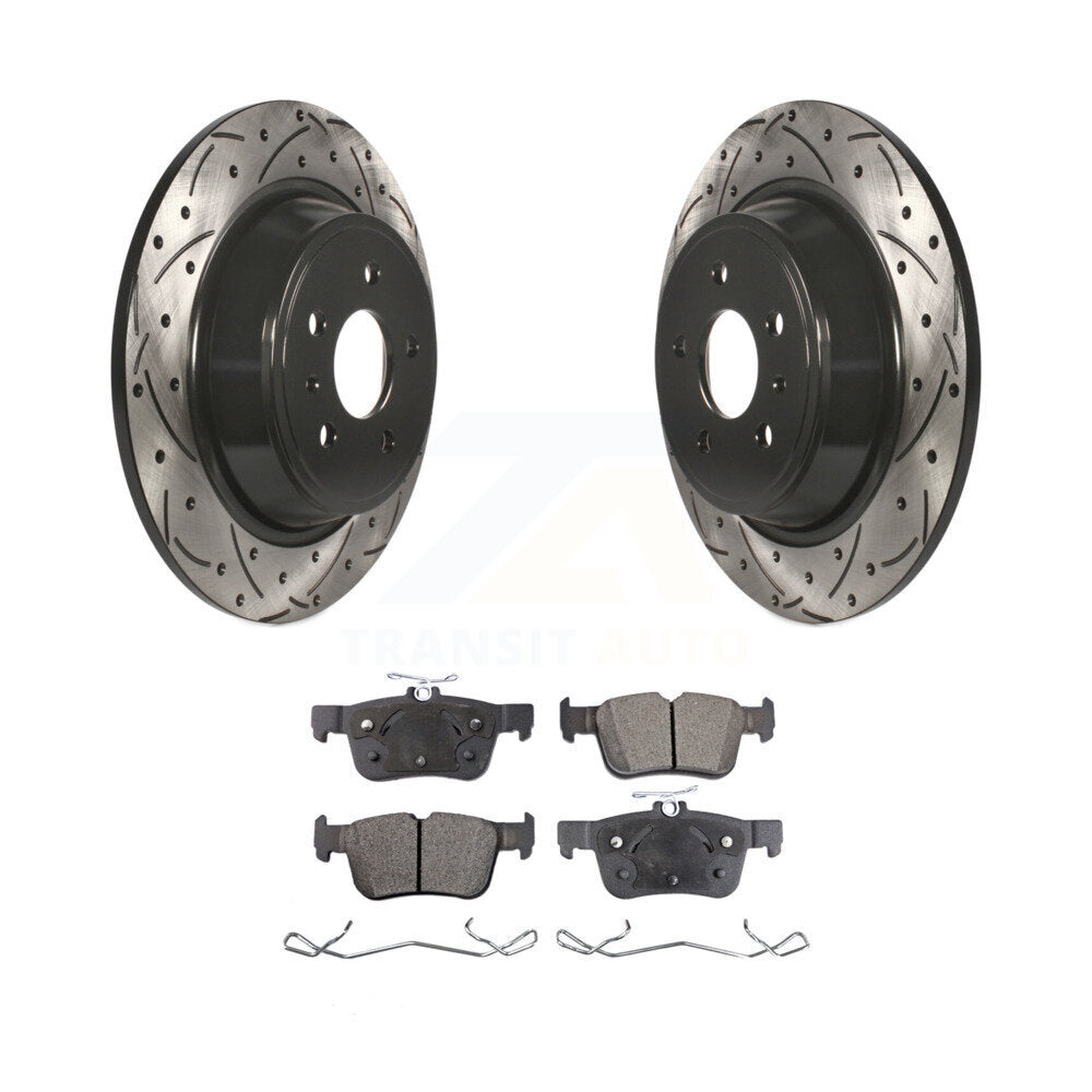 Kit de plaquettes en céramique pour Rotor de frein à fente arrière, pour Ford Escape Fusion Lincoln MK