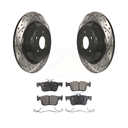 Kit de plaquettes en céramique pour Rotor de frein à fente arrière, pour Ford Escape Fusion Lincoln MK