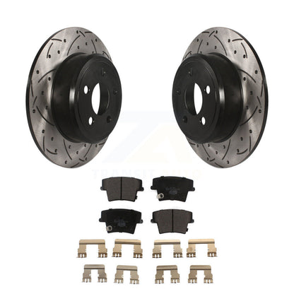 Kit de plaquettes en céramique pour Rotors de frein à disque, fente de perçage arrière, pour Dodge Charger Chrysler 30