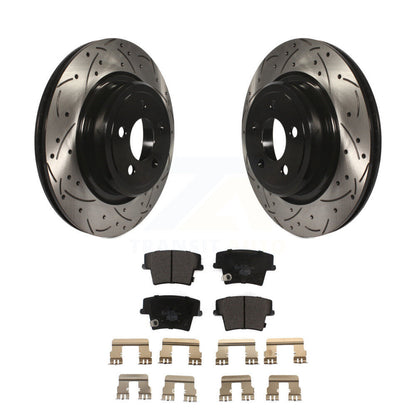 Kit de plaquettes en céramique pour Rotor de frein à disque, fente de perçage arrière, pour Dodge Charger Magnu