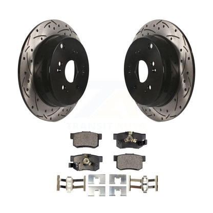 Kit de plaquettes en céramique pour Rotor de frein à disque, fente de perçage arrière, pour Honda CR-V Acura RD
