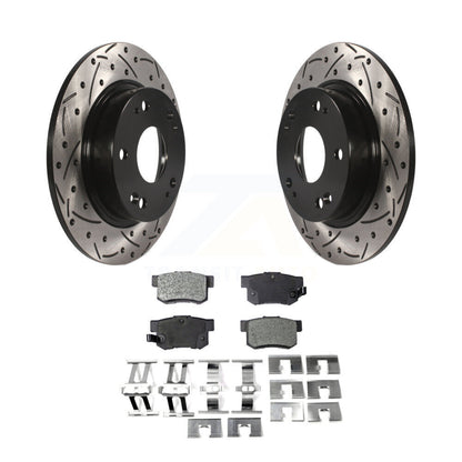 Kit de plaquettes en céramique pour Rotor de frein à disque, fente arrière percée, pour Honda Civic Acura CSX IL