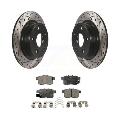 Kit de plaquettes en céramique pour Rotor de frein à disque, fente de perçage pour manteau arrière, pour Honda Accord Acura TS