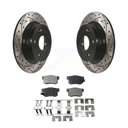 Kit de plaquettes en céramique pour Rotor de frein à disque, fente de perçage pour manteau arrière, pour Honda Accord Acura IL
