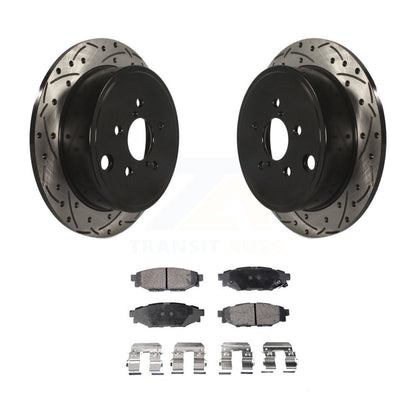 Kit de plaquettes de frein en céramique, fente de perçage arrière, Rotors, pour Subaru Impreza Forester Outbac