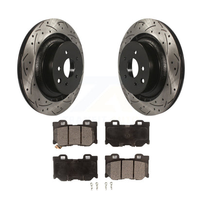 Kit de plaquettes en céramique pour Rotor de frein à fente arrière, pour INFINITI G37 Nissan 370Z Q60