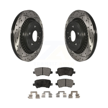 Kit de plaquettes en céramique pour Rotor de frein à disque, fente de perçage arrière, pour Volvo XC6 2010 – 2017