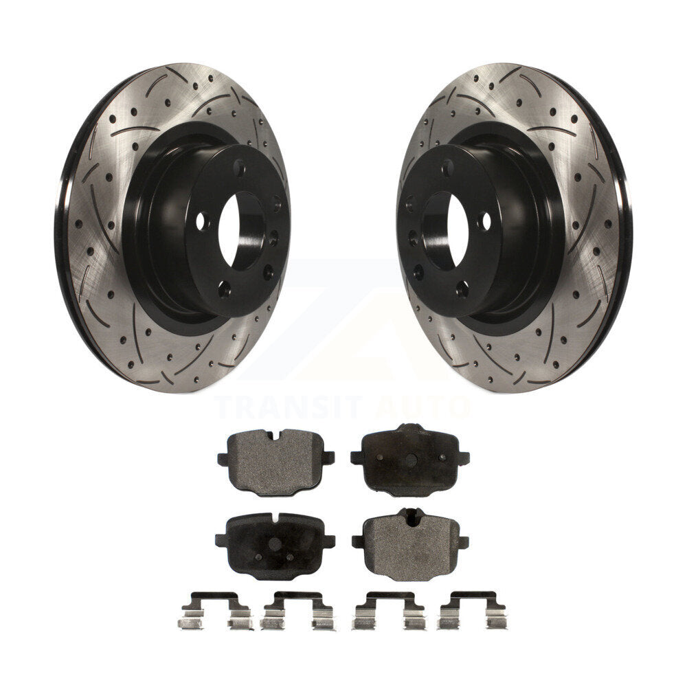 Kit de plaquettes en céramique pour Rotor de frein à disque, fente de perçage pour manteau arrière, pour BMW X3 2012 à partir de 10 1