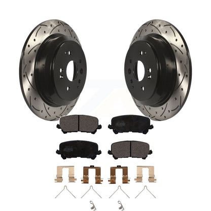 Kit de plaquettes en céramique pour rotors de frein à disque, fente de perçage arrière, pour Acura MD 2014 – 2016