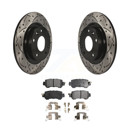 Kit de plaquettes en céramique pour Rotor de frein à disque, fente de perçage arrière, pour Mazda CX-2016 – 2018
