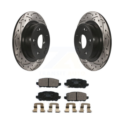 Kit de plaquettes en céramique pour Rotor de frein à disque, fente de perçage arrière, pour Honda HR-2016 – 2022