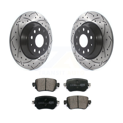 Kit de plaquettes en céramique pour Rotor de frein à disque, fente arrière percée, pour Audi Q3 Quattr 2016 – 2018